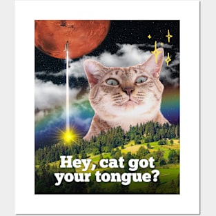Cat Got Your Tongue? Posters and Art
